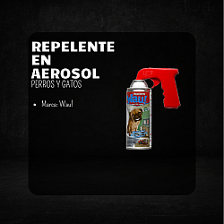 Repelente en aerosol para perros y gatos